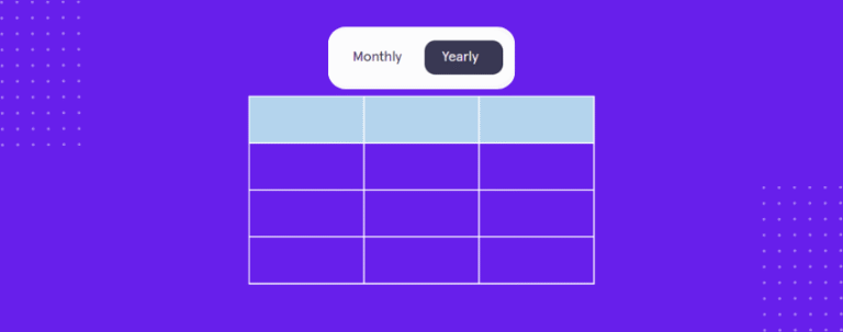 Cómo crear una tabla de precios mensuales/anuales en WordPress