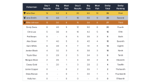 Leaderboard Table – Competition Ranking pattern preview